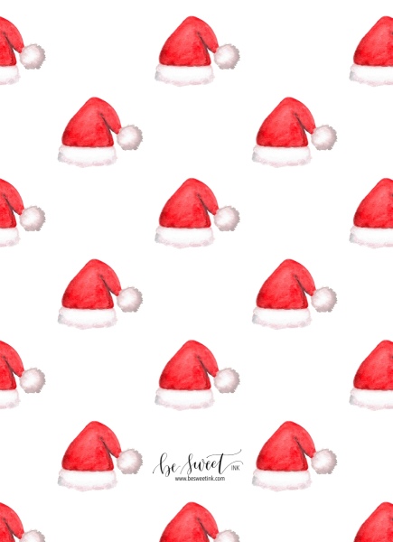 Santa-Hat-Background
