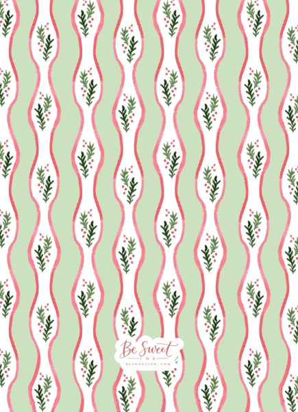 wave-stripe-floral-Redgreen-back